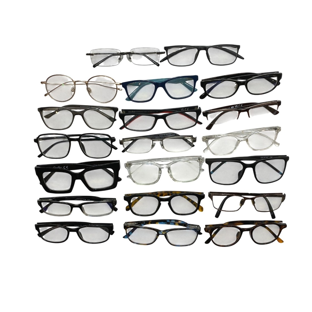 Lot Of 20 Eyeglasses Foster Grant Ironman Zenni Mixed Reading Glasses Frames